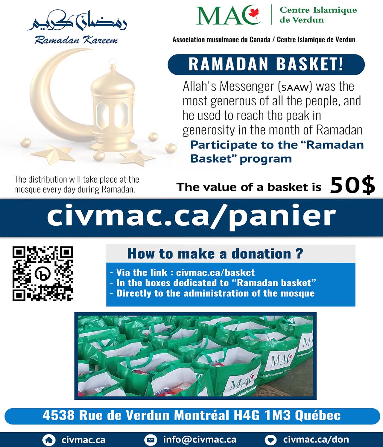 Panier Ramadan – 2023/1444 au CIVMAC