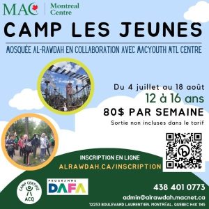 Frais de camp des Jeunes