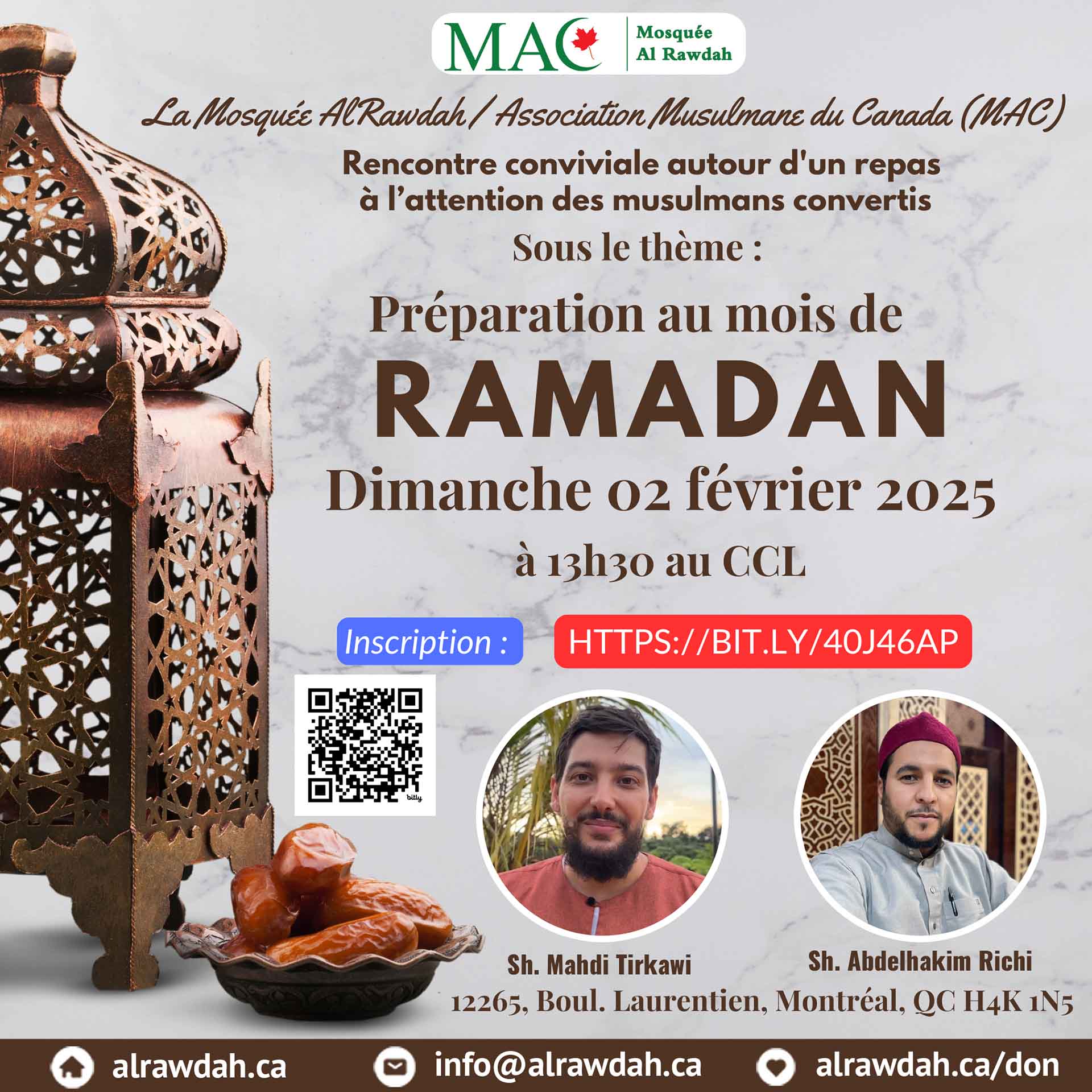 Préparation au mois de Ramadan | Sh. Richi Abdelhakim et Sh. Mahdi Tirkawi