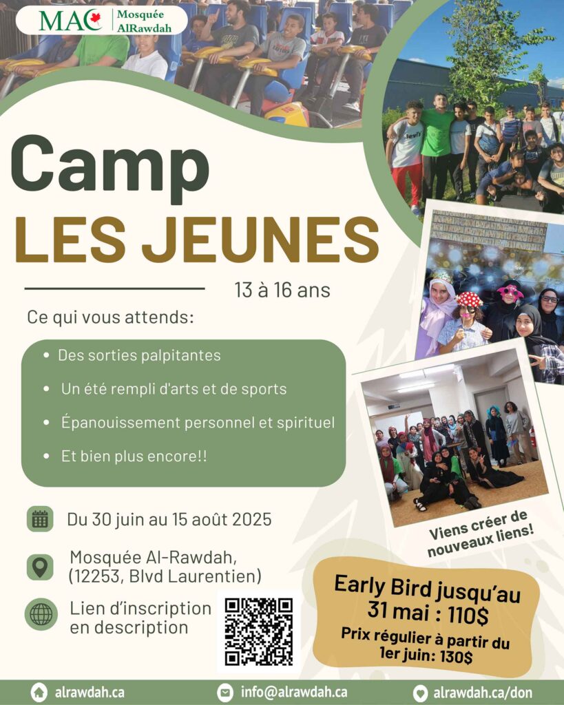 Camps pour les jeunes de 13 à 16 ans (2025)