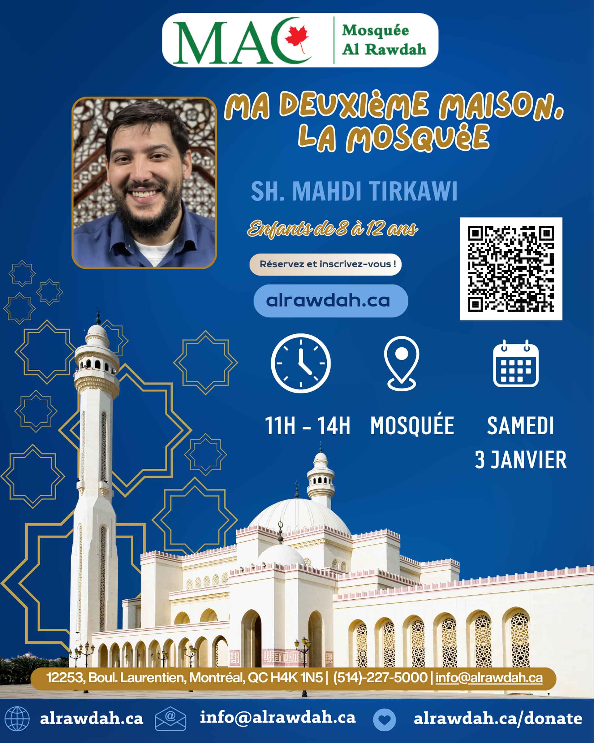 Ma deuxième maison, la mosquée