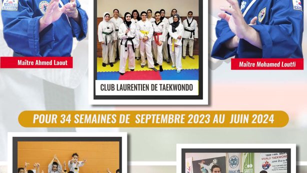 Taekwondo: début d'inscription 2023/2024