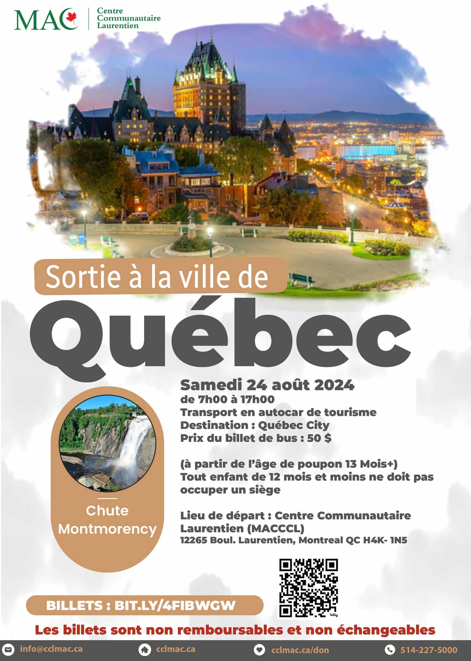 Sortie à Québec