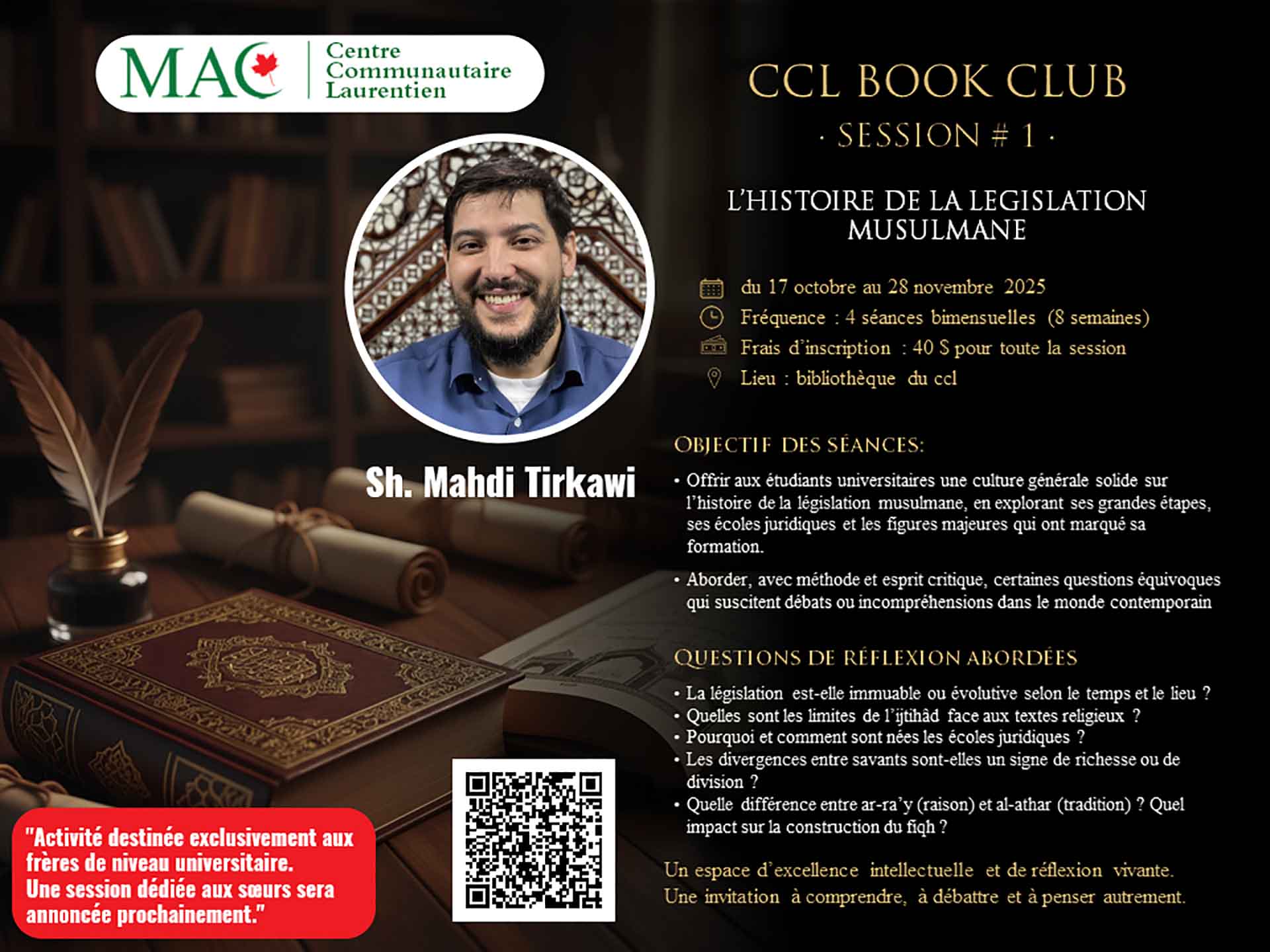 Ccl book club, Session # 1