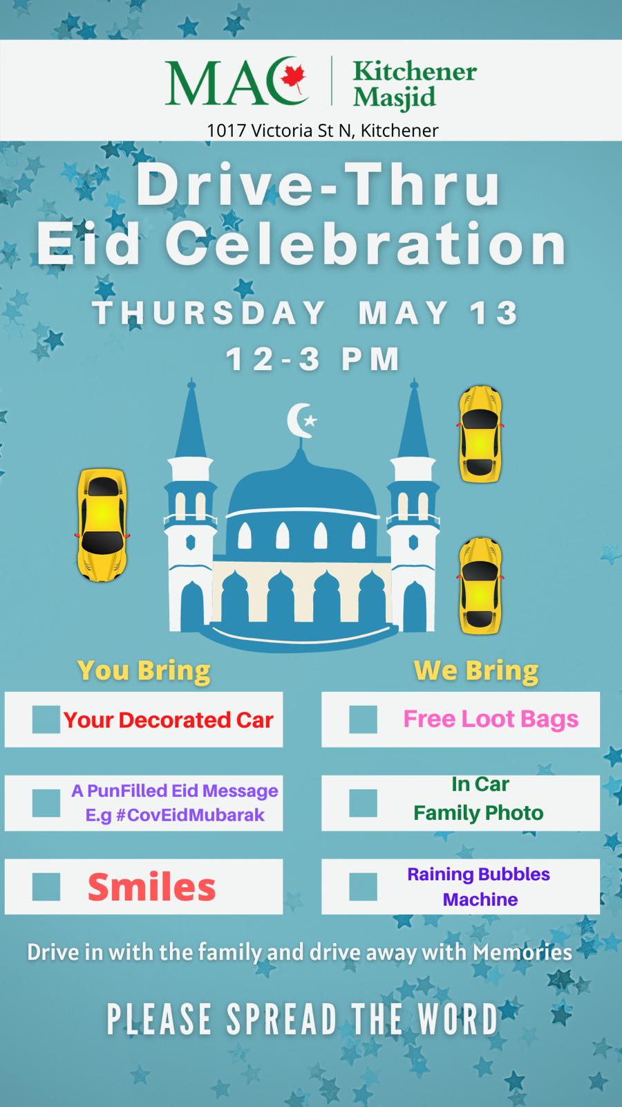 Drive-Thru Eid Celebration