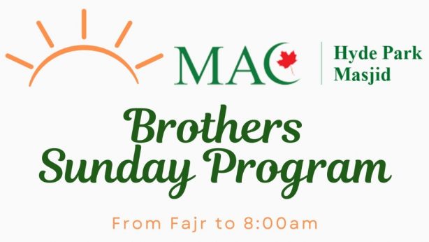 MAC Hydepark Sunday Fajr Program – Summer