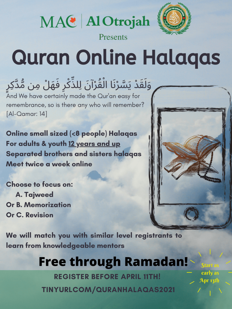 Quran Online Halaqas in Ramadan