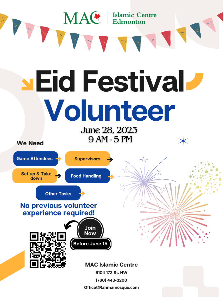 Eid Festival Volunteer