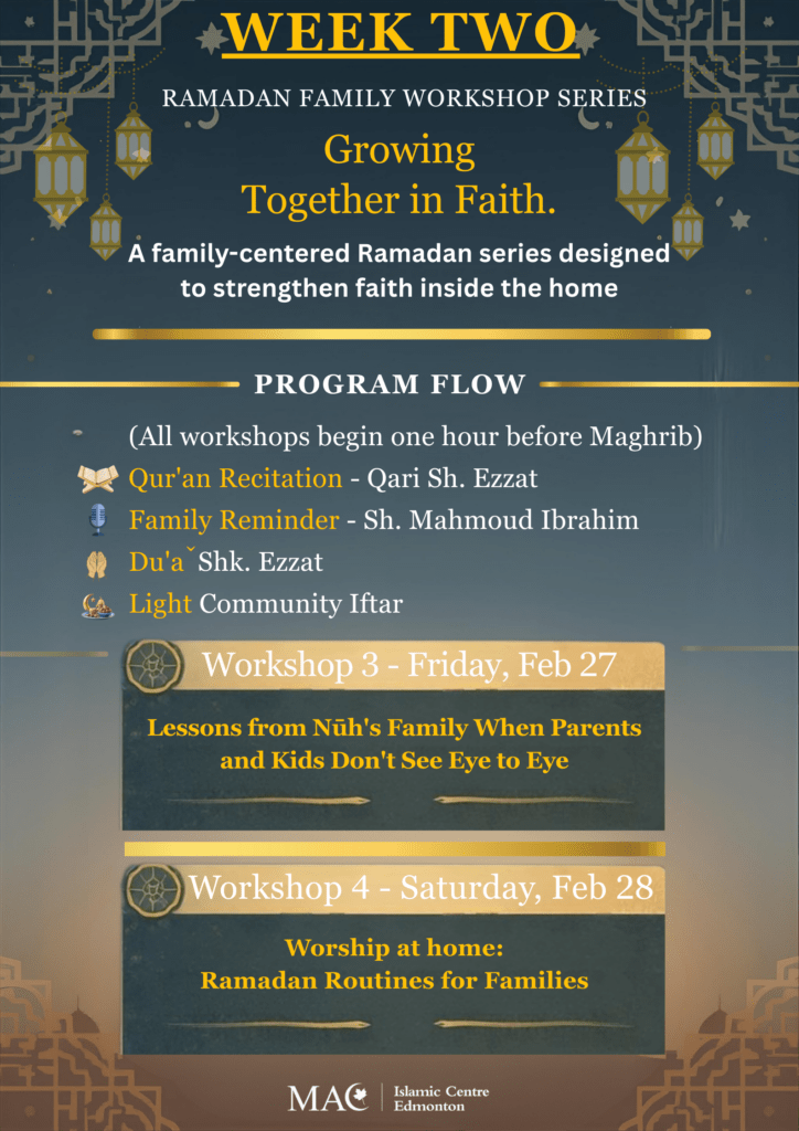 Rahma Weekly Ramadan Programs Week 2