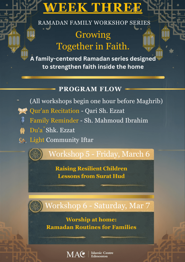 Rahma Weekly Ramadan Programs Week 3